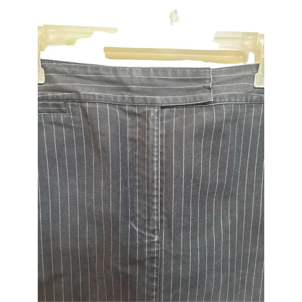 Talbots pin stripped skirt  stretch size 14